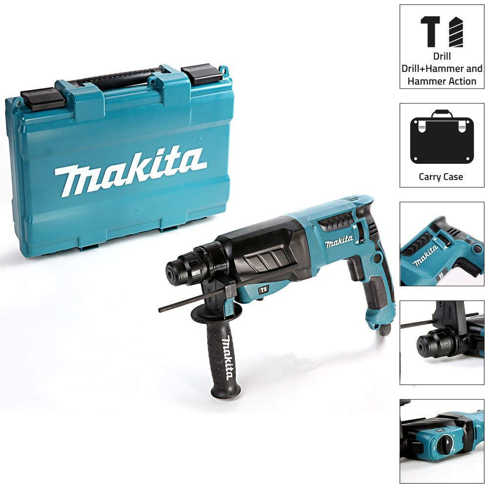 Perforateur burineur MAKITA HR2630 SDS-Plus en coffret - 800W - Ø26mm