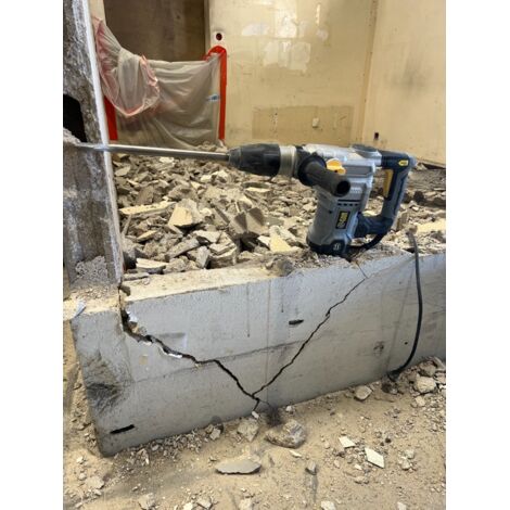 Fartools – Marteau perforateur SDS MAX 1600W – Force de frappe 10J – 4 fonctions : perçage, burinage, ajustement – Pour béton armé et matériaux durs - 10Joules