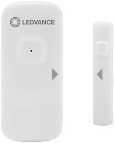 LEDVANCE Smart+ Détecteur de Contact avec Technologie WiFi pour détecter Les Portes et fenêtres Ouvertes, contrôle par Smartphone, Compatible avec Alexa et Google