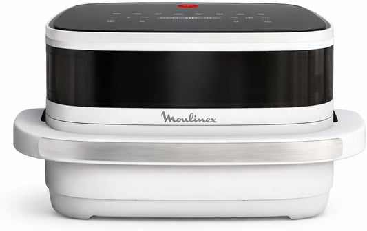 Moulinex Easy Fry XL Surface & Pizza 4L, Air fryer, Très grande surface de cuisson, Compact, Fenêtre de visualisation, Noir, AL4018F0