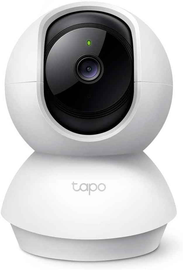 Tapo C200 Caméra Surveillance WiFi intérieure 360° 1080p, Vision Nocturne, Notifications en Temps réel, Détection de Personne, Suivi de Mouvement, Télécommande, Compatible avec Alexa