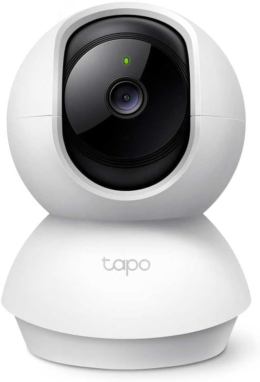 Tapo C200 Caméra Surveillance WiFi intérieure 360° 1080p, Vision Nocturne, Notifications en Temps réel, Détection de Personne, Suivi de Mouvement, Télécommande, Compatible avec Alexa