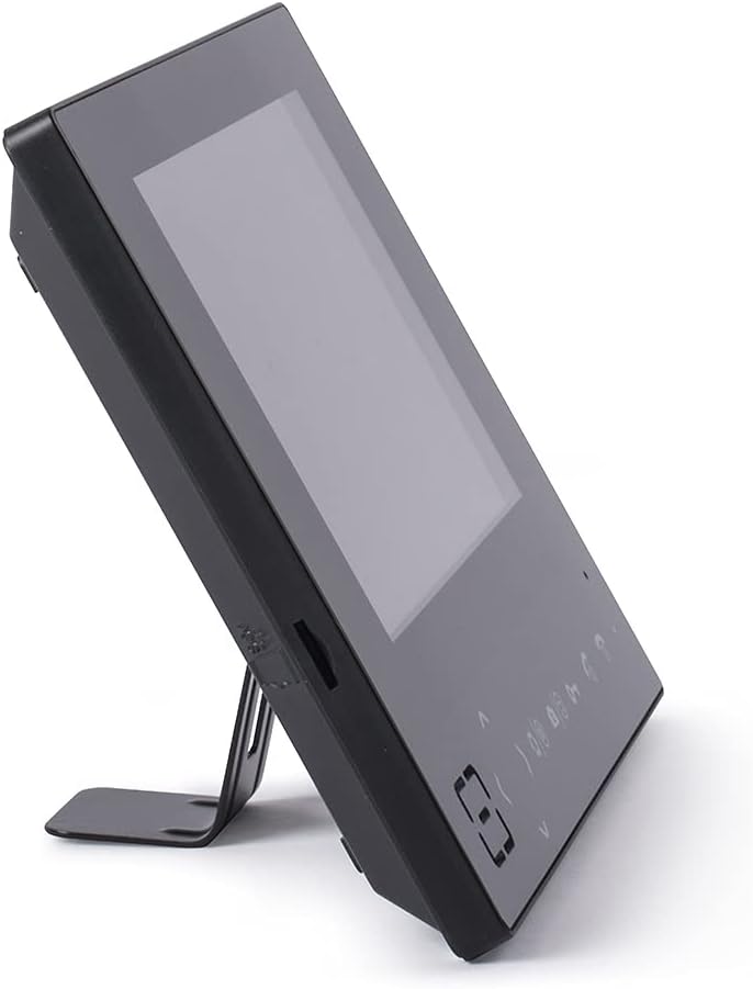 SCS Sentinel, PVS0009, Interphone Vidéo sans fil, Touches sensitives, Portée 200m en champ libre, Installation sans Fil, Grand angle, Alarme Anti Arrachement, AirVisio 200