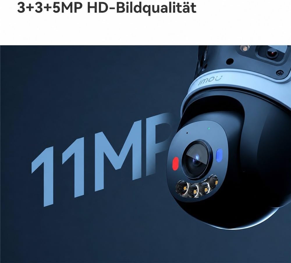 Imou Cruiser Triple - Caméra extérieure Wifi rotative 3 objectifs 11MP