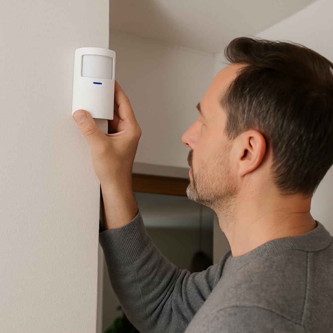 Daewoo Pack Alarme Connectée WiFi/GSM Touch 7 Pouces AM502L - Système sans Fil et sans Abonnement, Compatible Animaux, Détecteurs Inclus + Caméra de Surveillance Full HD, Application Mobile Incluse