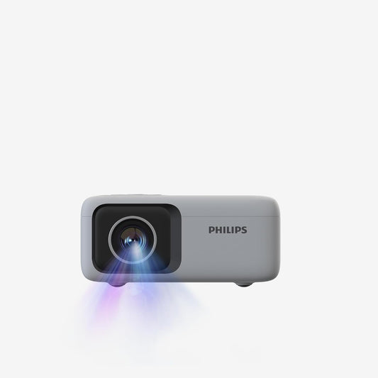 Philips NeoPix 106, vidéoprojecteur Portable LCD LED, 720p, 100 ANSI lumens, écran Jusqu’à 50", USB-C, HDMI, Correction Keystone Automatique, Blanc
