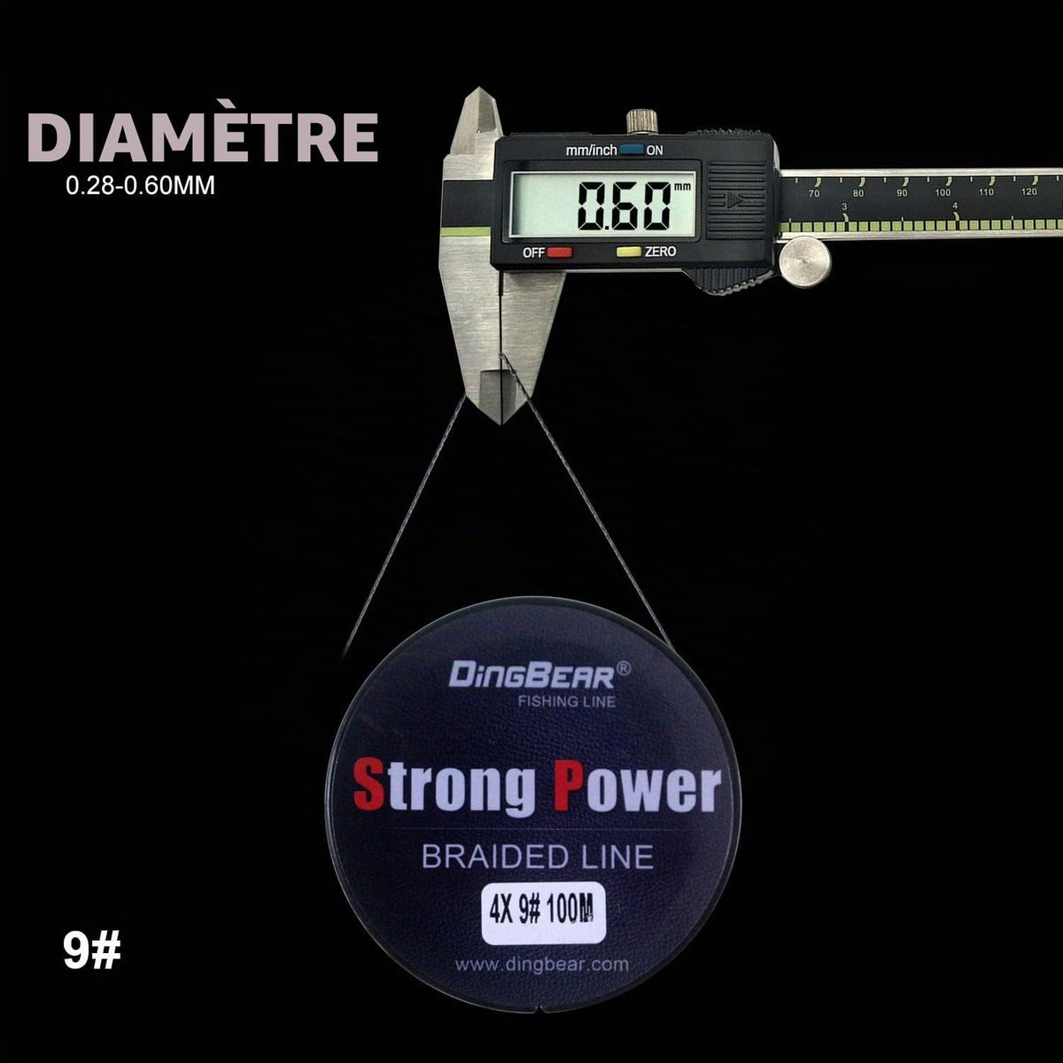 1093Yd/1000m 135LB (61 kg )/0.60mm Super Fort Traction Générique Tressé Ligne De Pêche Kite Ligne Tissé Câble Réseau Cast Super Force