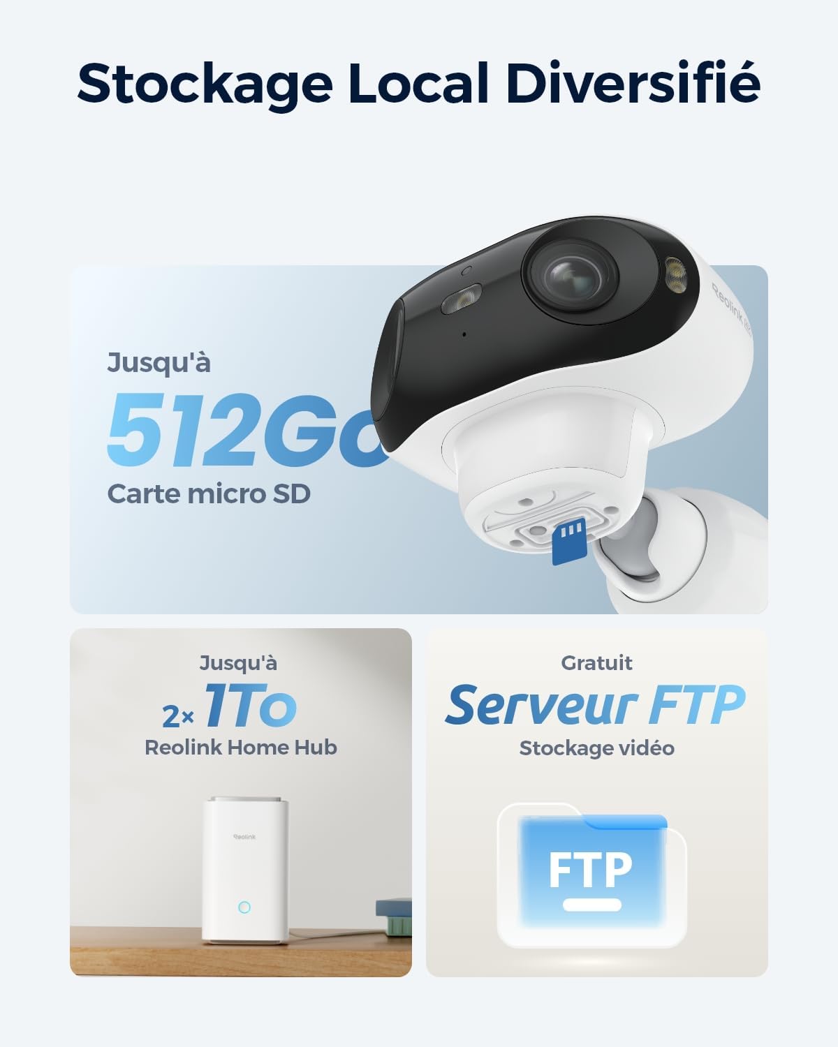 Reolink 4K 180° Camera Exterieur sans Fil Solaire, ColorX, Argus 4 Pro