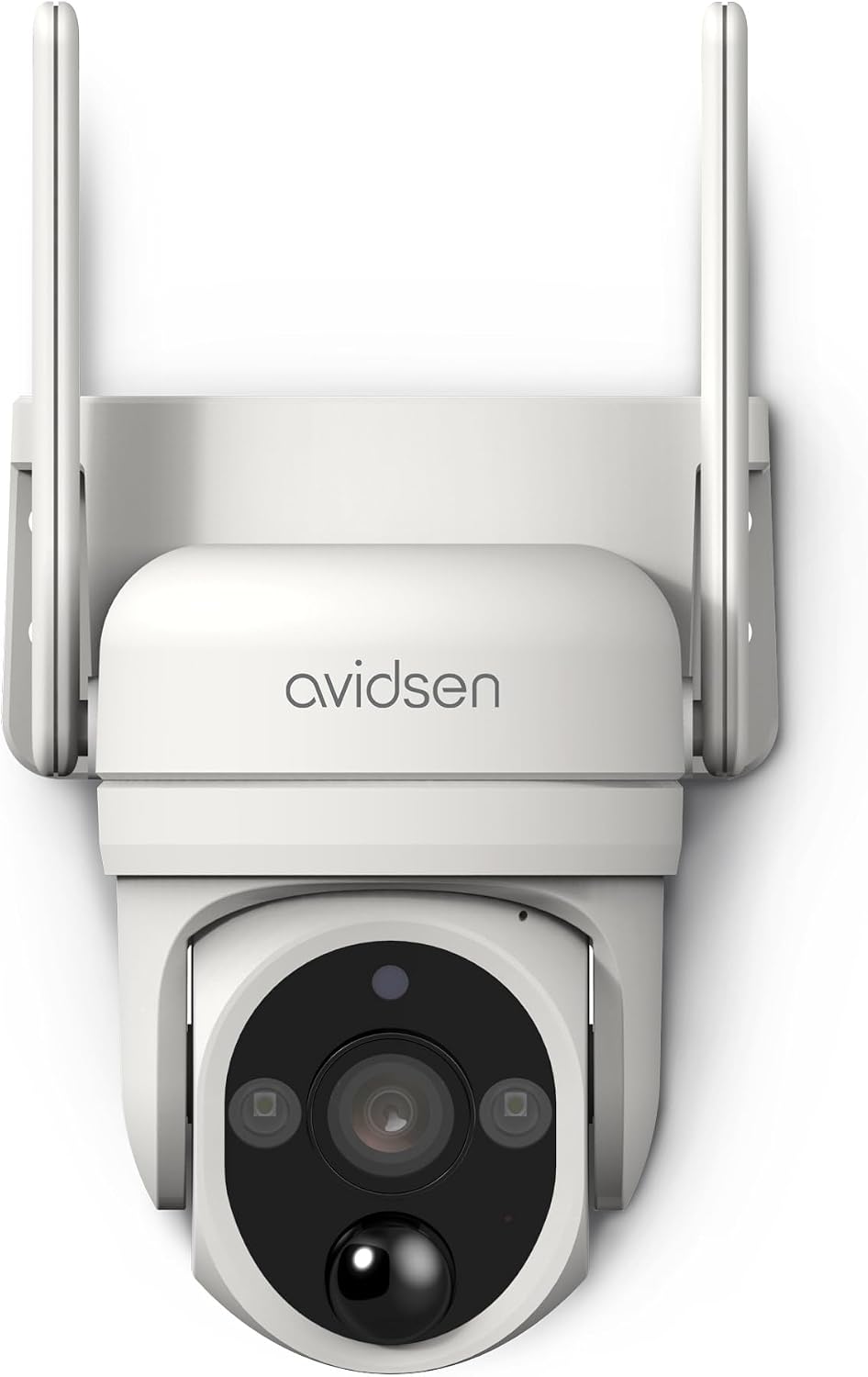 Avidsen HomeCam Prim-O PTZ - Caméra Surveillance Extérieure WiFi Solaire 2.5K - Motorisée 360° - Dual Band 2.4/5GHz - IA Détection de Silhouette & Autotracking - Sirène - sans Fil - IP65