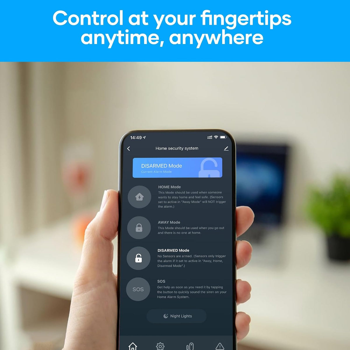 AGSHOME Alarme Maison sans Fil Intelligent WiFi - Alarme de Porte, 1 Alarme avec Sirène, 5 Capteurs de Fenêtre et de Porte, 2 Télécommande, Compatible avec Alexa, Google Assistant