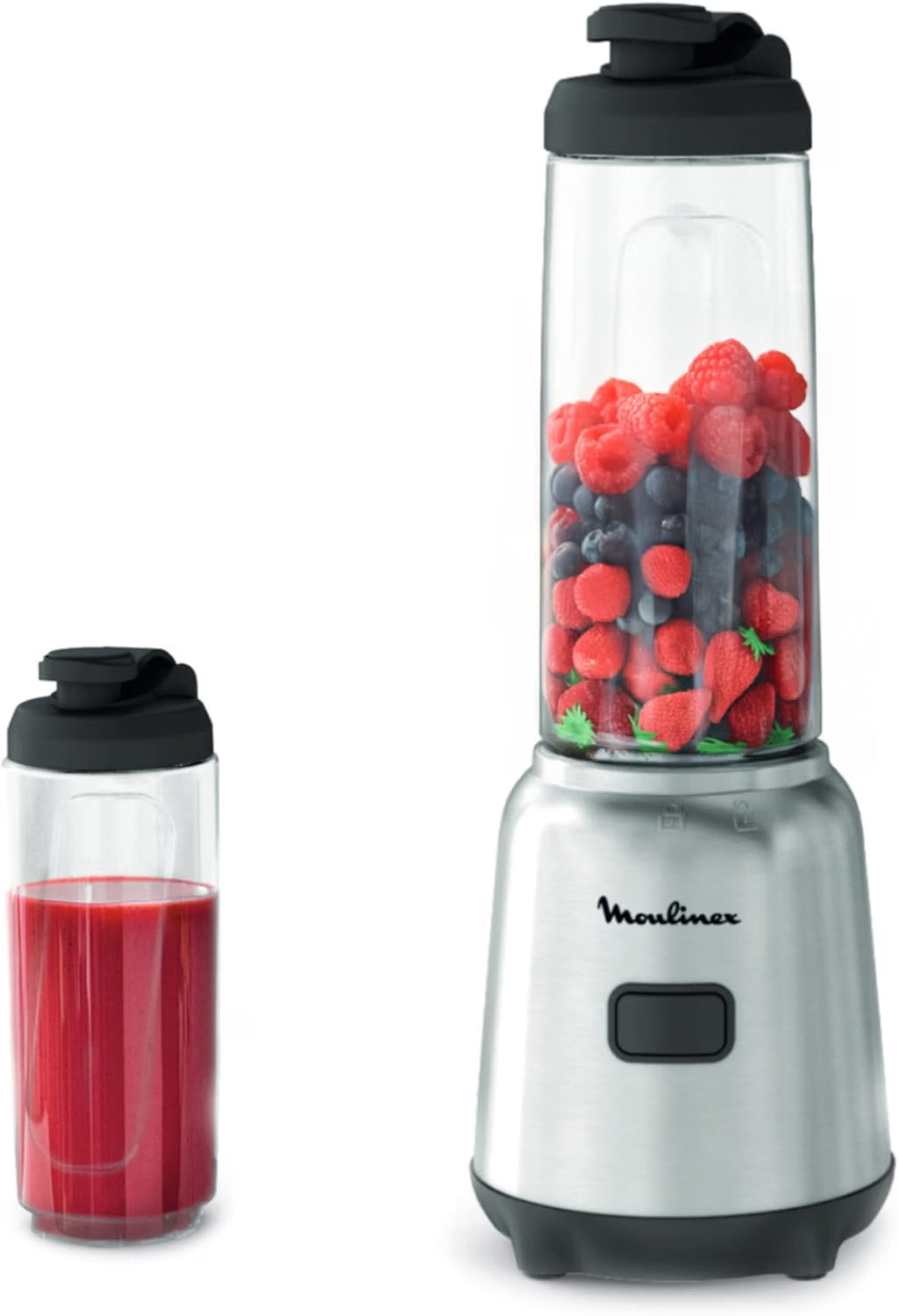 Moulinex - Mix & Move Mini blender 300W avec 2 gourdes de 0.6L