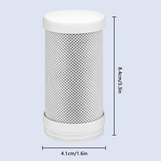 HOTUT Filtre á Eau Sur Robinet- Jeu de 2 Cartouches de Rechange pour Filtres à Eau, Enlève Impuretés, Chlore, Eau de Javel, Vers, Installation Facile