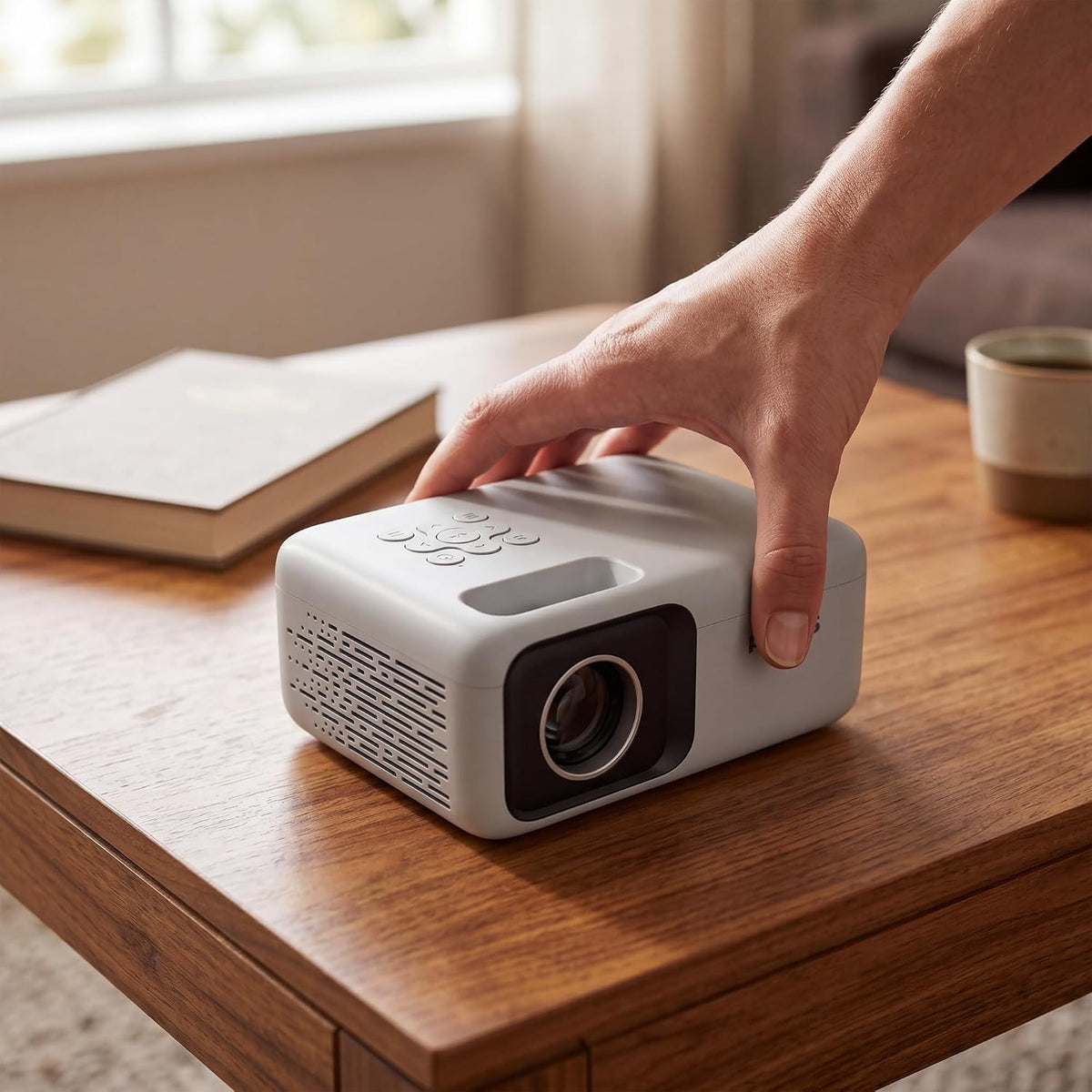 Philips NeoPix 106, vidéoprojecteur Portable LCD LED, 720p, 100 ANSI lumens, écran Jusqu’à 50", USB-C, HDMI, Correction Keystone Automatique, Blanc