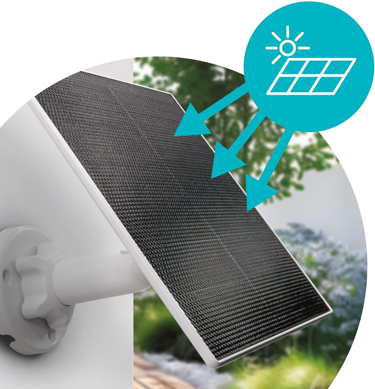 Avidsen HomeCam Prim-O PTZ - Caméra Surveillance Extérieure WiFi Solaire 2.5K - Motorisée 360° - Dual Band 2.4/5GHz - IA Détection de Silhouette & Autotracking - Sirène - sans Fil - IP65