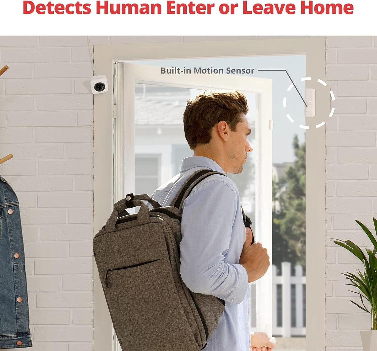 SwitchBot Détecteur de contact de porte et de fenêtre - Système de sécurité sans fil - Détecteur d'interrupteur de porte et de fenêtre avec alarme - Ajoutez un hub SwitchBot (3)