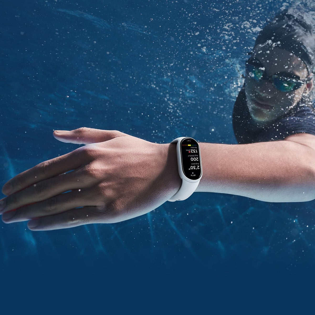 Xiaomi Smart Band 10, Montre Connectée, Boîtier alu, Suivi d'Activité, Écran AMOLED 1.72'', Autonomie 21 Jours, Charge Rapide, Suivi santé & Sommeil,150+ Sports, iOS & Android, 5 ATM, Boussole