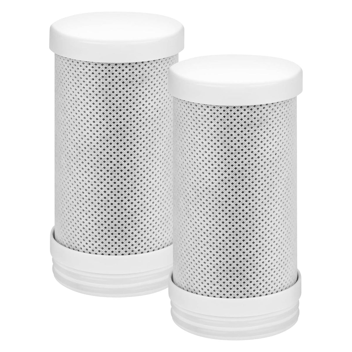 HOTUT Filtre á Eau Sur Robinet- Jeu de 2 Cartouches de Rechange pour Filtres à Eau, Enlève Impuretés, Chlore, Eau de Javel, Vers, Installation Facile