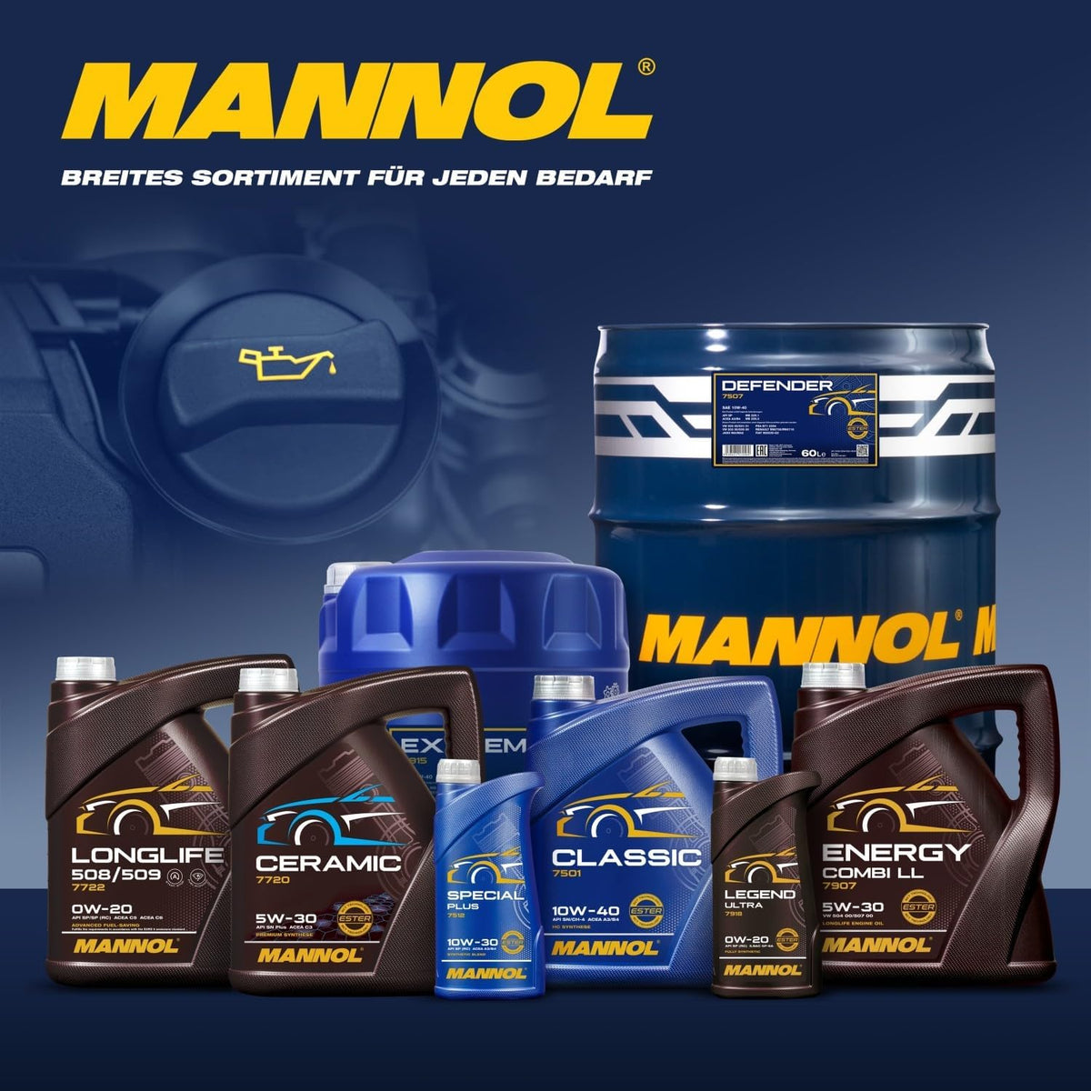 MANNOL Huile moteur Ceramic 5W-30 ACEA C2 ACEA C3 API SN Plus 5 L Compatible avec VW Golf 7 3/5 portes 5G1, BQ1, BE1, BE2 Golf 4 3/5 portes 1J1 Golf 5 3/5 portes 1K1 Golf 6 3/5 portes 5K1, BMW