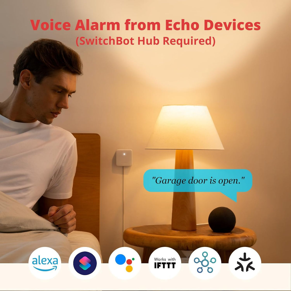 SwitchBot Détecteur de contact de porte et de fenêtre - Système de sécurité sans fil - Détecteur d'interrupteur de porte et de fenêtre avec alarme - Ajoutez un hub SwitchBot (3)
