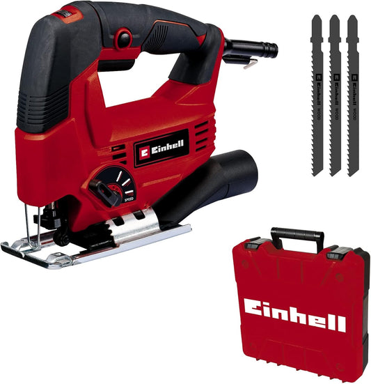 Einhell Scie sauteuse TC-JS 80/1 Kit Livré avec 3 lames à tige en T