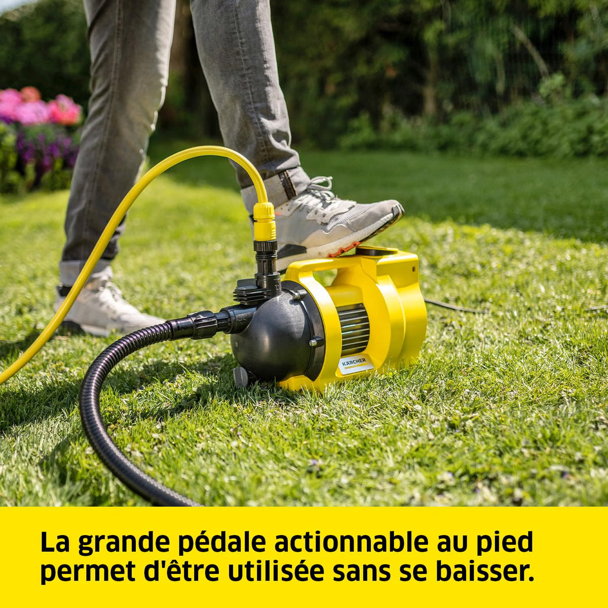 Pompe d'Arrosage Kärcher Bp, Moteur 600 W, Débit de 5 000 L/H, 4 Bar