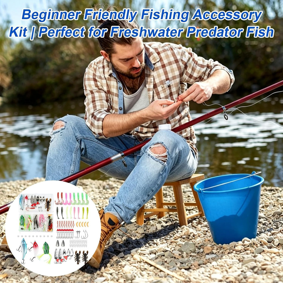 107 Pcs Leurre Peche Mer, Leurres Souples pour la Perche et le Sandre