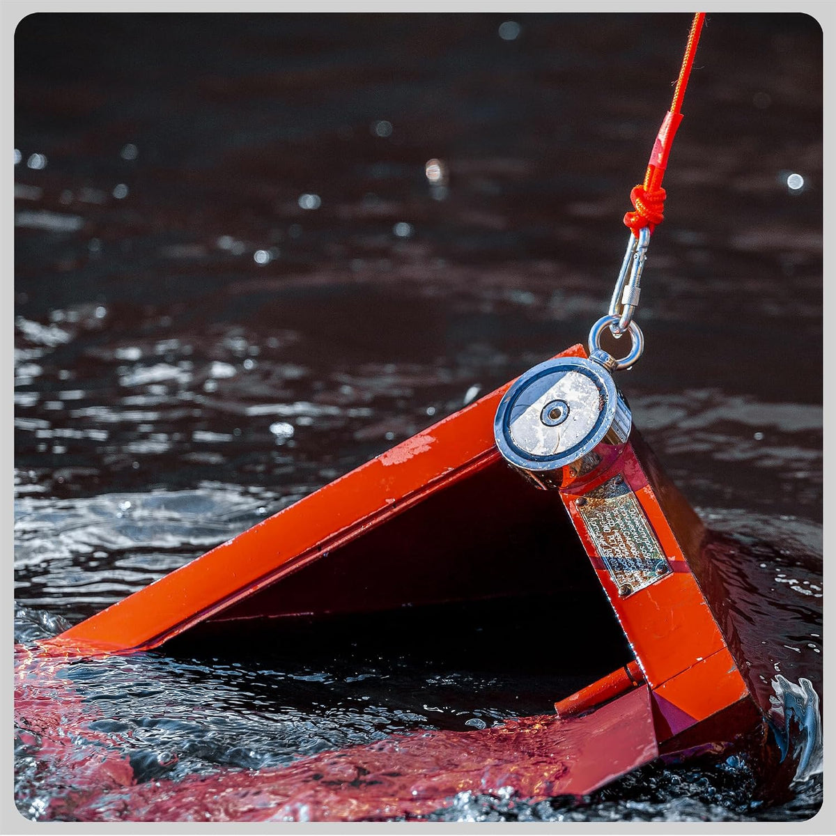 MAGFISHION Aimant Neodyme Puissant - 1400 KG (2x 700kg) - Aimant de Peche