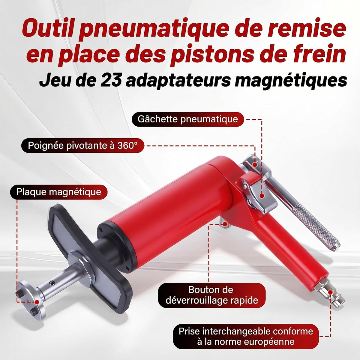 BILITOOLS 24pcs Repousse Piston Frein Pneumatique