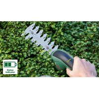 Coupe-buissons et coupe-herbe sans fil Bosch EasyShear Set (batterie intégrée, coupe jusqu'à 22 m² par charge de batterie, avec lame de coupe-buissons et à gazon)