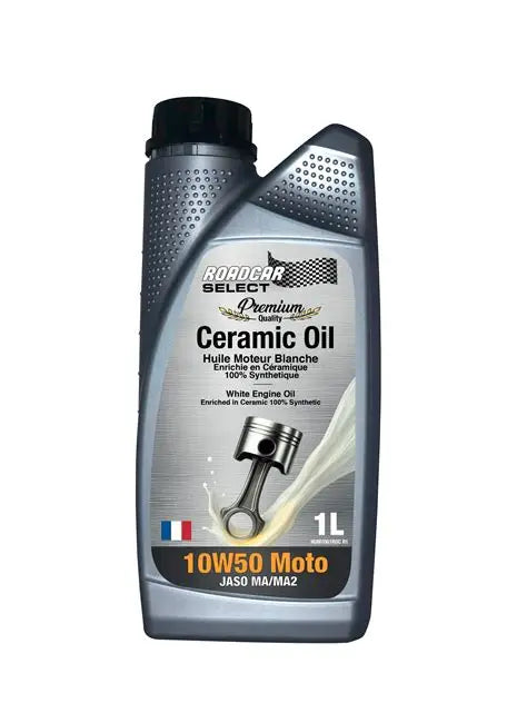 Huile céramique Moto 10W50 – 1L