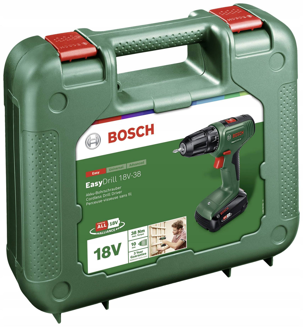 Perceuse Bosch EasyDrill 18V-38 18 V 1x2 0 Ah accu