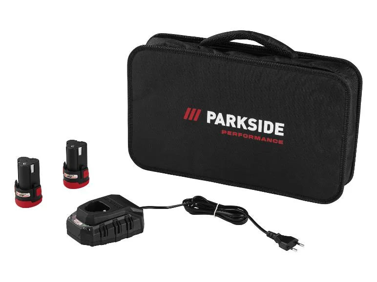 Set perceuse-visseuse et visseuse à chocs sans fil + 2 batteries + chargeur, 12 V