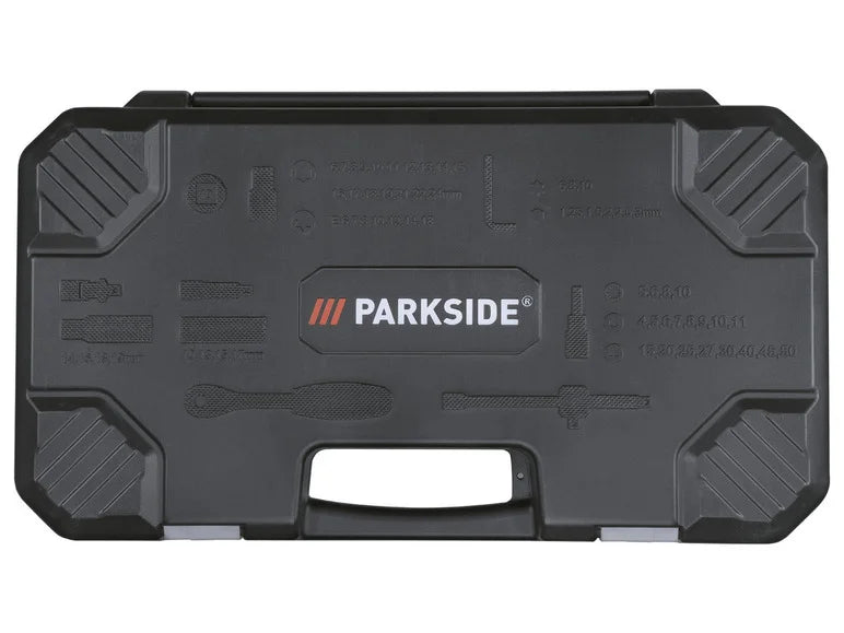 PARKSIDE® Set de douilles et d'embouts 3/8 pouces, 65 pièces