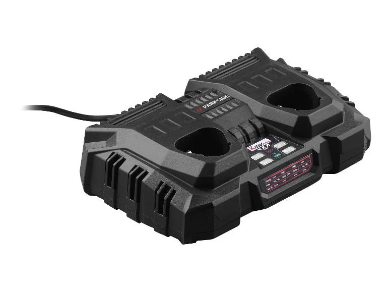 Chargeur de batterie double + 2  Batteries 4 Ah, 12 V