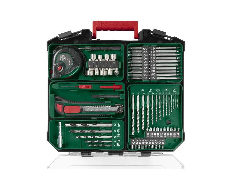 Set perceuse-visseuse sans fil PBSA 12 E4 + batterie + chargeur + accessoires, 12 V