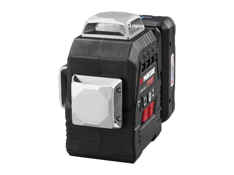 Set niveau laser en croix sans fil PKLLP 3360 A1 + batterie + chargeur, 20 V