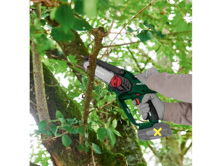 Mini-tronçonneuse à bois sans fil PAGHS C3, 20 V