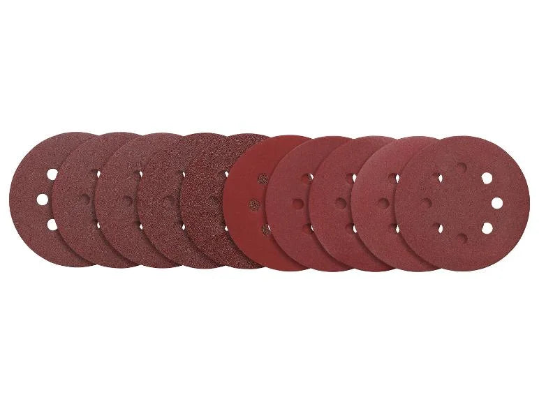 Ponceuse excentrique + Set de papier abrasif 100 pièces