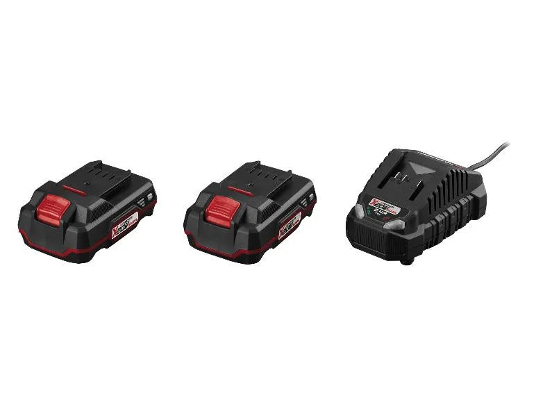 Set perceuse-visseuse à percussion sans fil PSBSAP 20-Li D4 + 2 batteries + chargeur, 20 V + accessoires