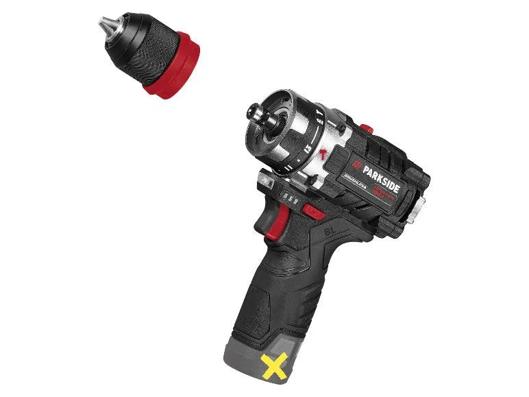 Perceuse-visseuse à percussion sans fil PSBSAP 12 A1, 12 V