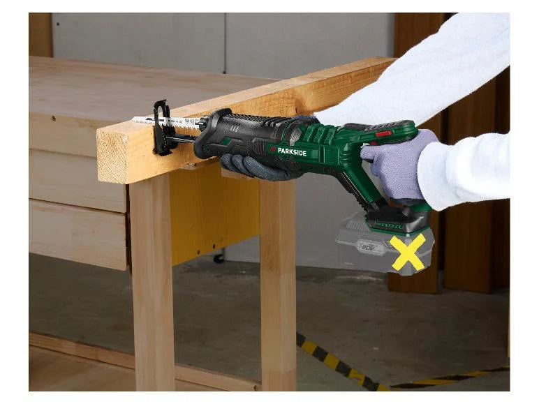 Scie sabre sans fil PSSA 20-Li B2, 20 V