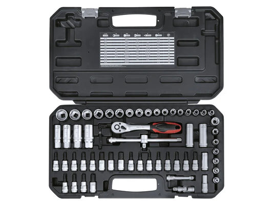 PARKSIDE® Set de douilles et d'embouts 3/8 pouces, 65 pièces