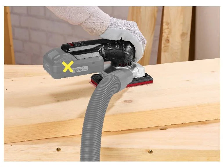 Ponceuse excentrique ou Ponceuse vibrante sans fil, 20 V