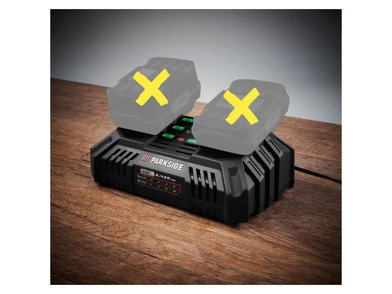 Chargeur de batterie double PDSLG 20 B1, 4,5 A, 20 V