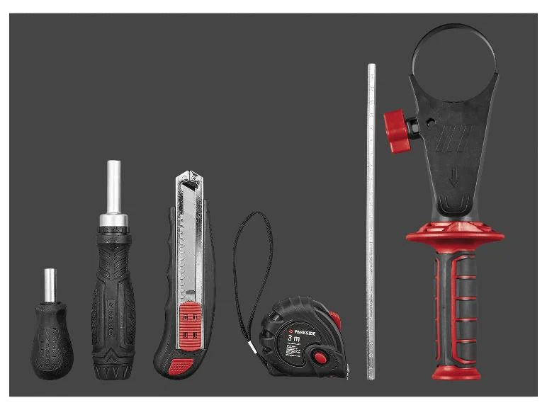 Set perceuse-visseuse à percussion sans fil PSBSAP 20-Li D4 + 2 batteries + chargeur, 20 V + accessoires