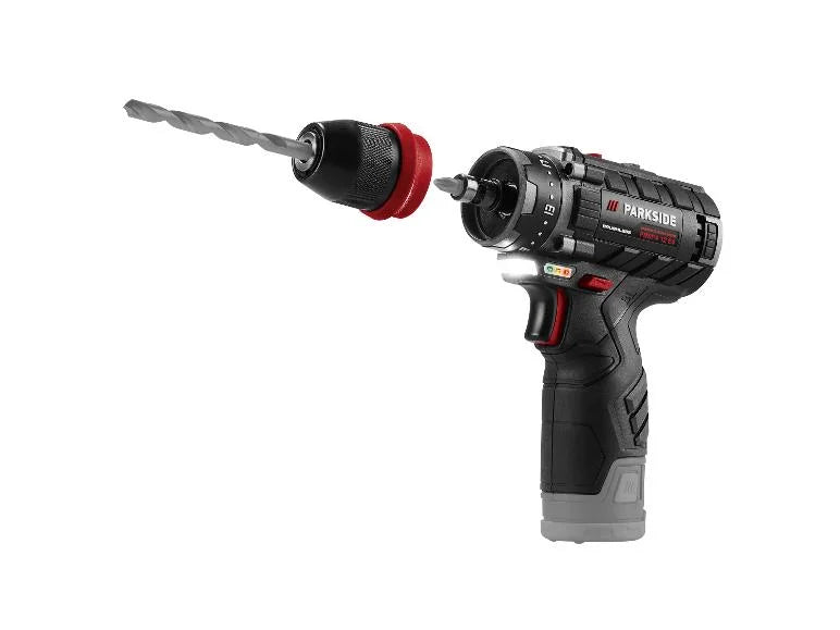 Perceuse-visseuse sans fil + Batterie + Chargeur, 12 V