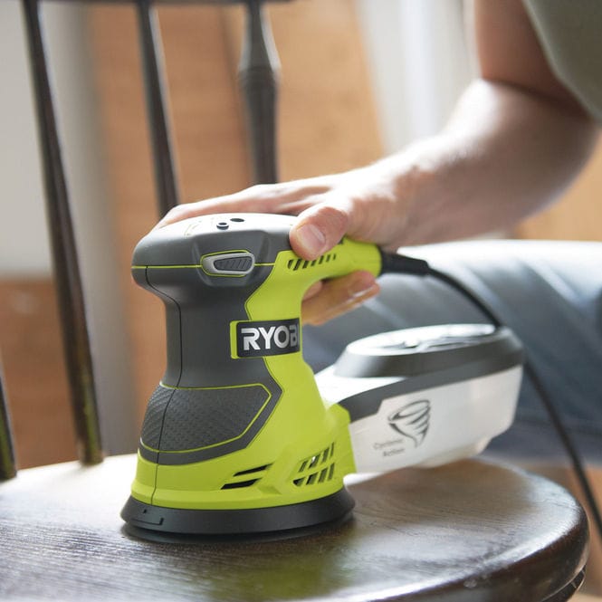 RYOBI Ponceuse excentrique électrique 300W 125mm - sac de transport - ROS300A