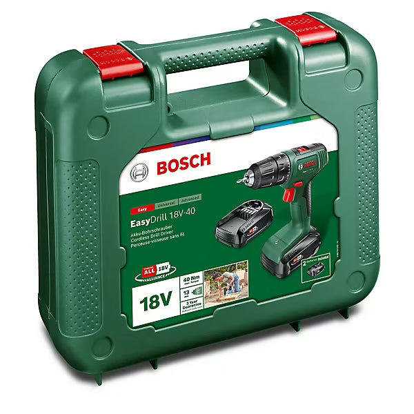 BOSCH - Kit Perceuse visseuse Easydrill 18V-40 2 batteries