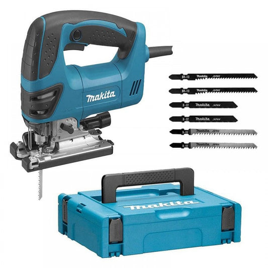 Scie sauteuse MAKITA 4351FCTJ 720W + 6 lames en coffret